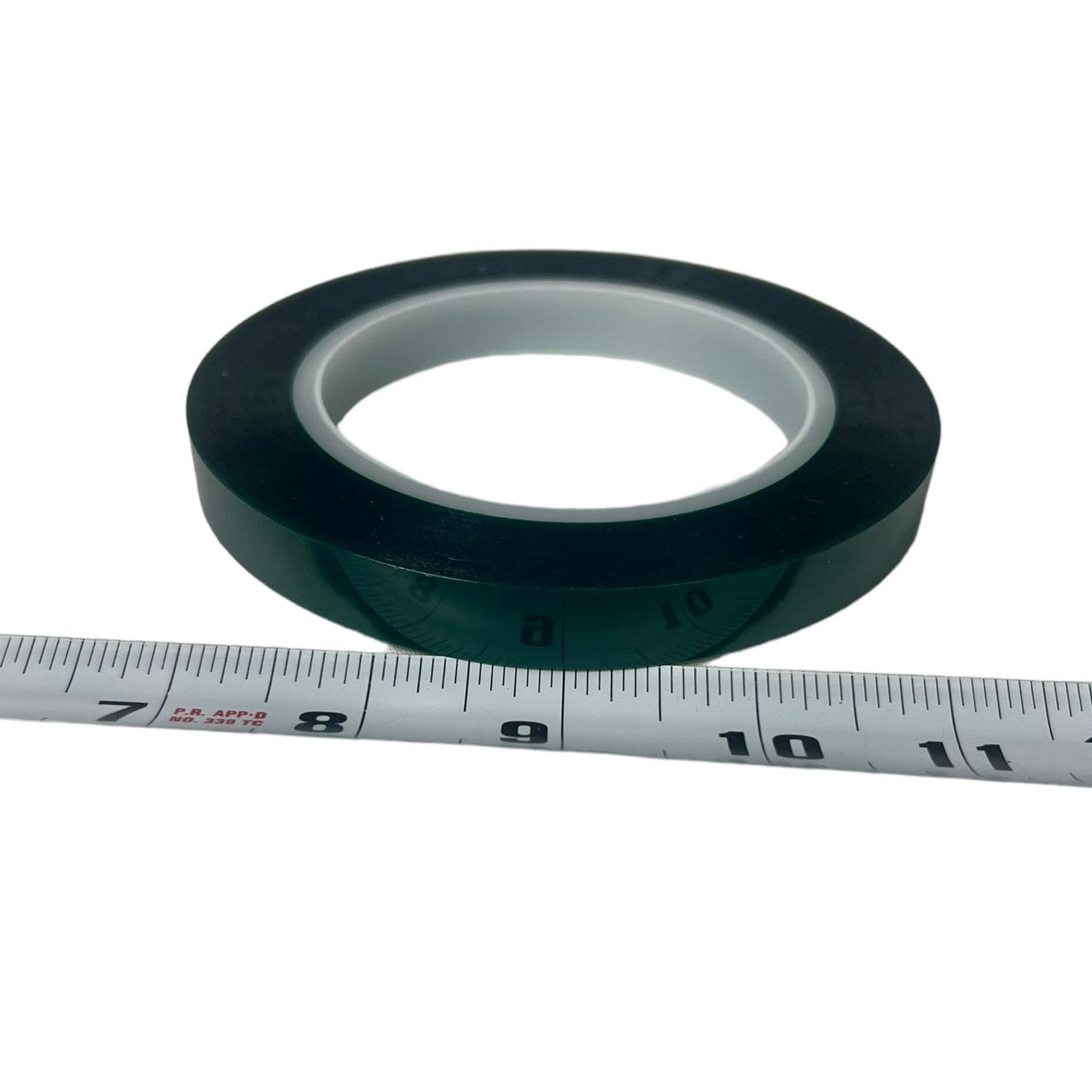 1/2" High Temp Green Polyester Masking Tape