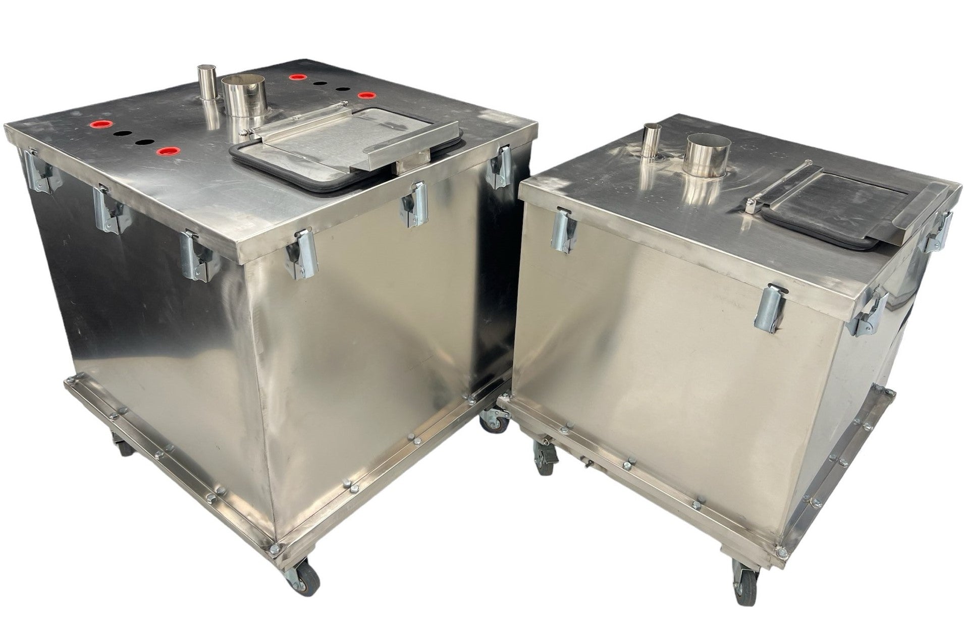 100LB Powder Hopper - Constant Fluidizing Stainless Steel