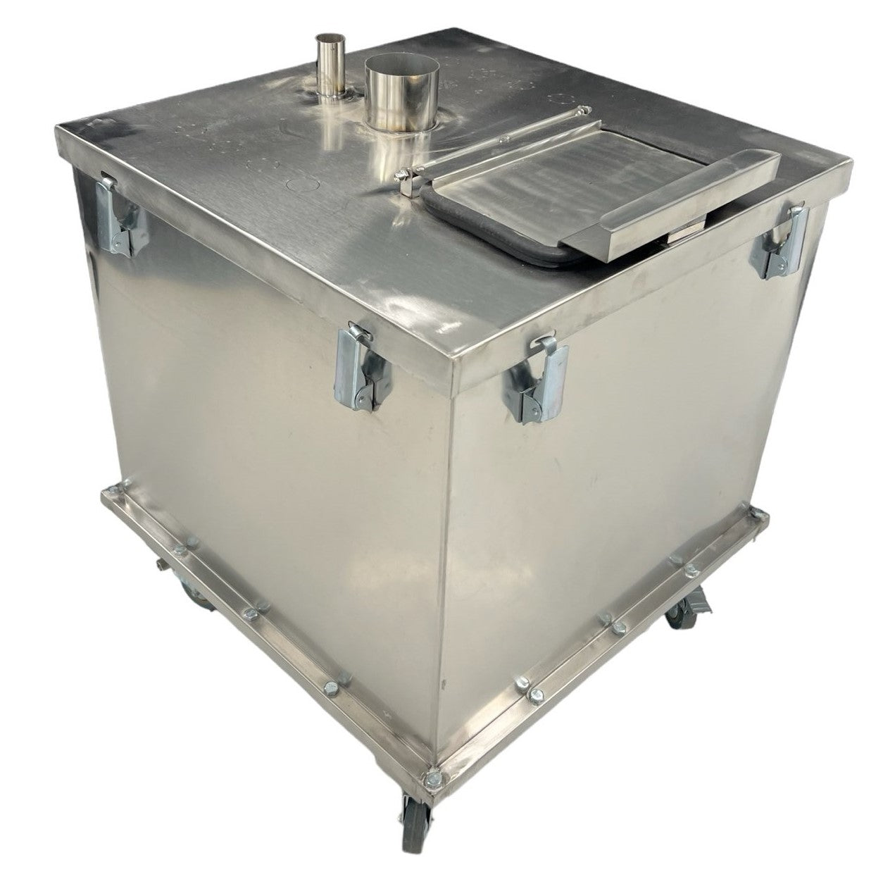 100LB Powder Hopper - Constant Fluidizing Stainless Steel