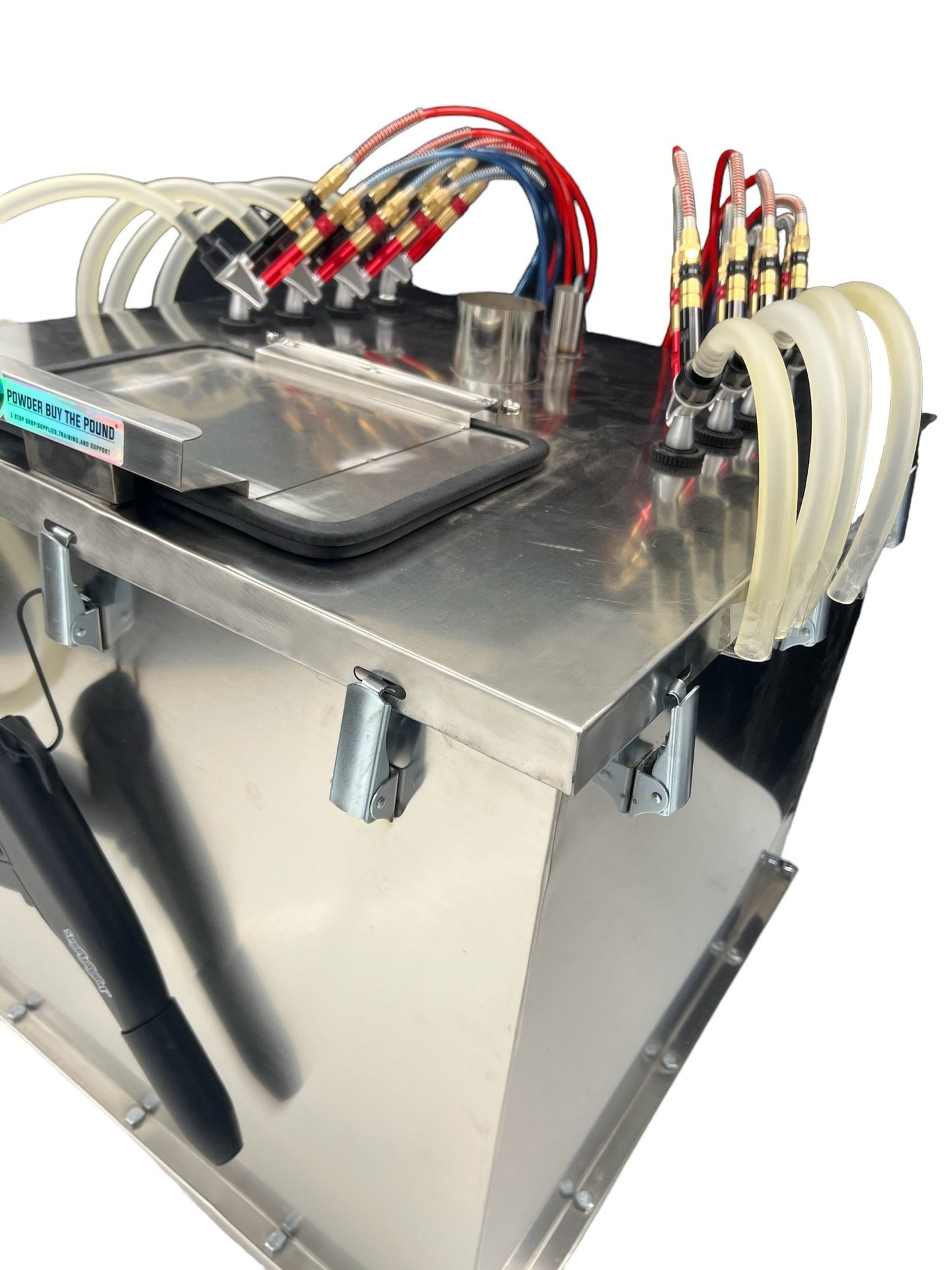150LB Powder Hopper - Constant Fluidizing Stainless Steel