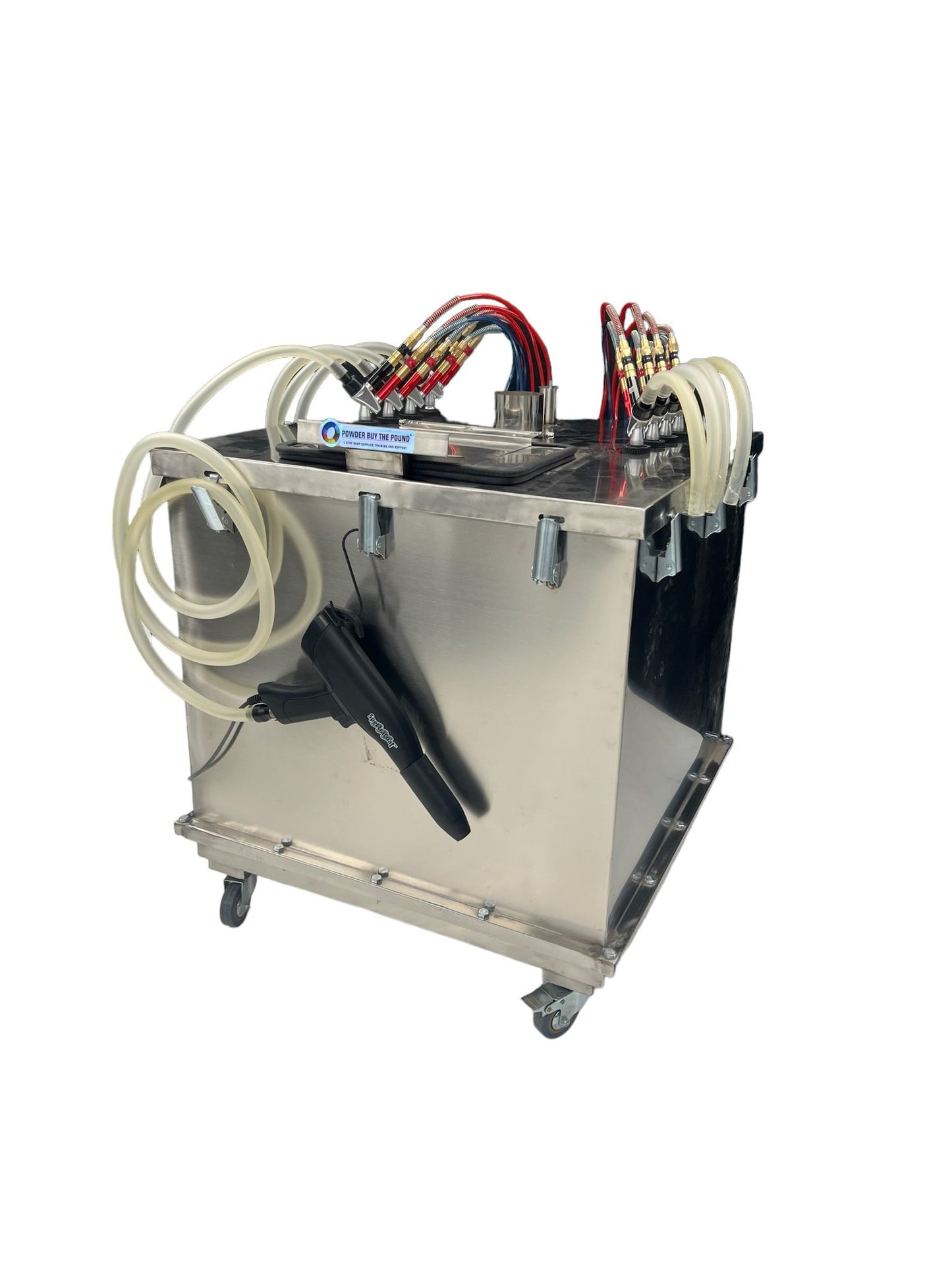 150LB Powder Hopper - Constant Fluidizing Stainless Steel