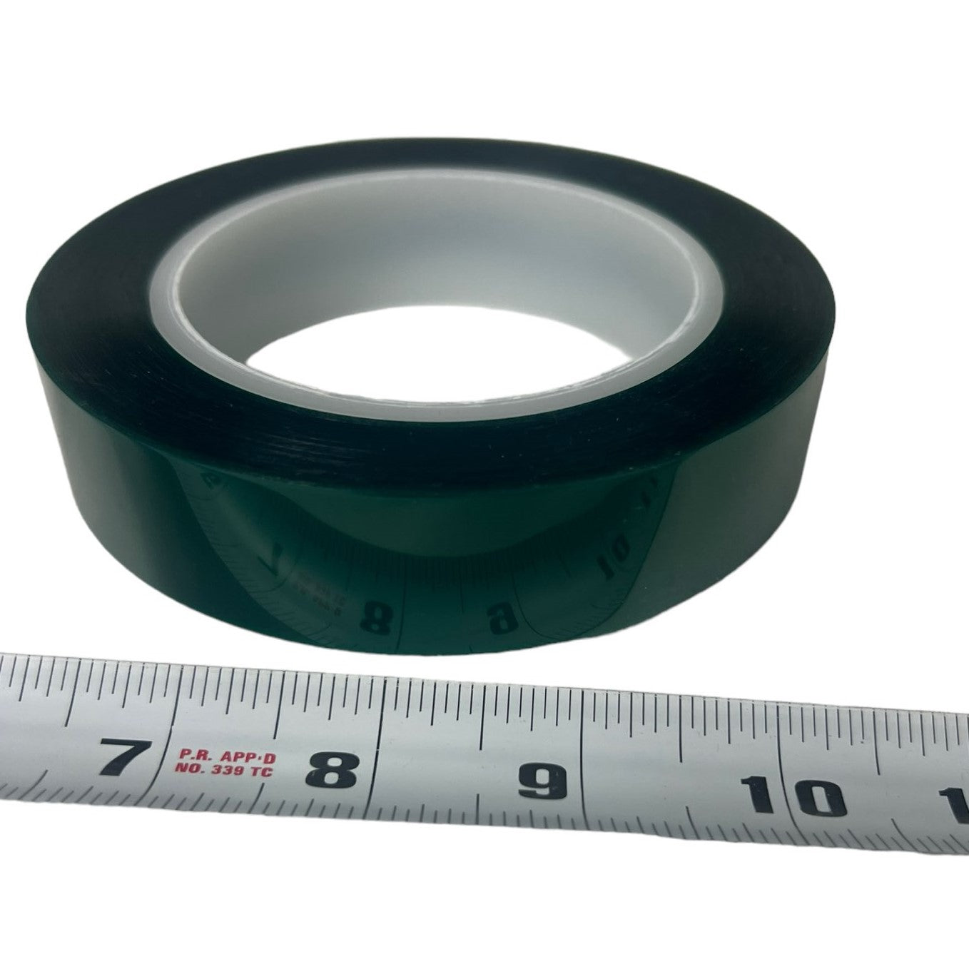 1" High Temp Green Polyester Masking Tape