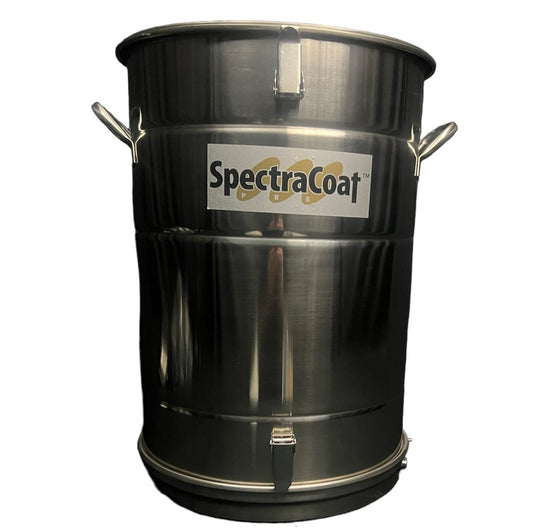 50LB Powder Hopper - Constant Fluidizing  Stainless Steel