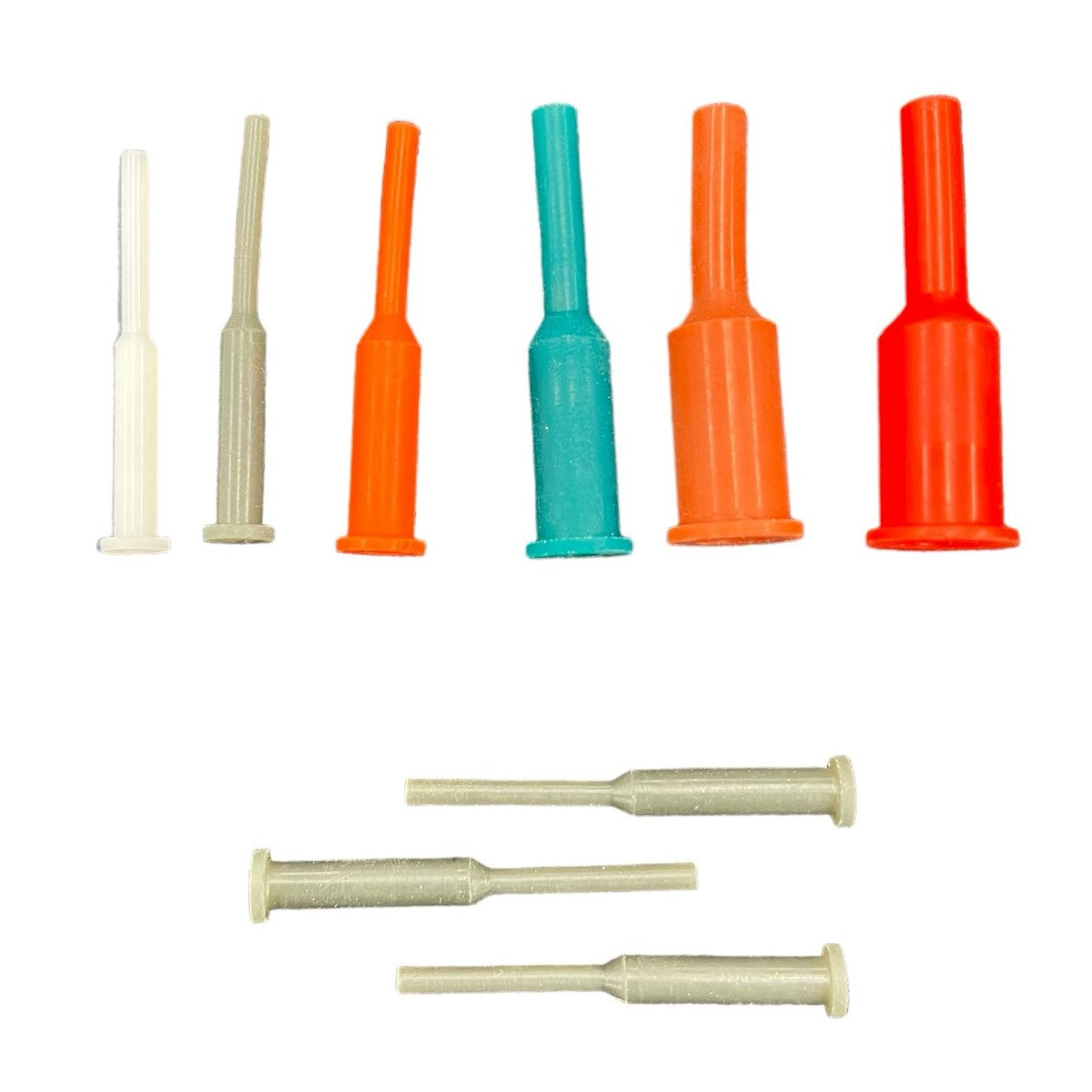 Silicone Flange Pull Plug - Grey 1/4-20 (50 Count)