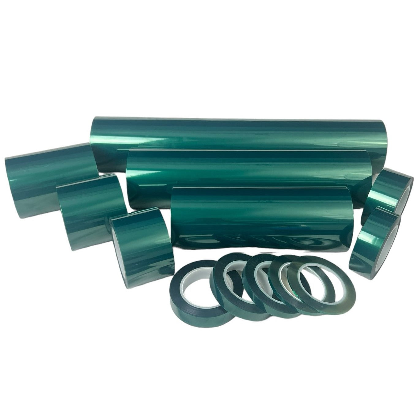 1" High Temp Green Polyester Masking Tape