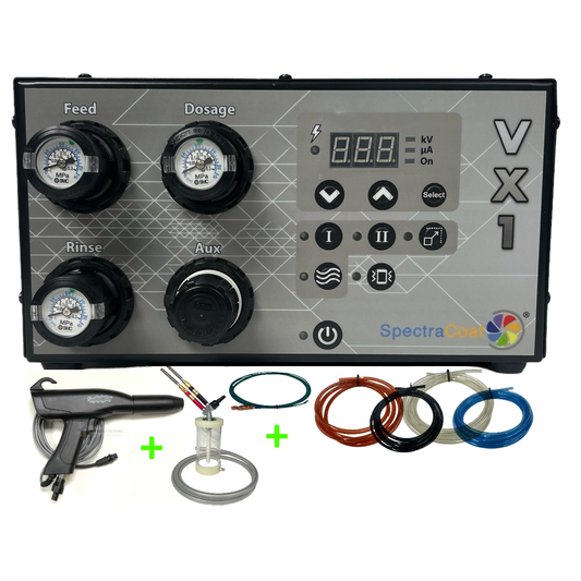 VX1 Powder Coating Gun System W/ 50lb Hopper