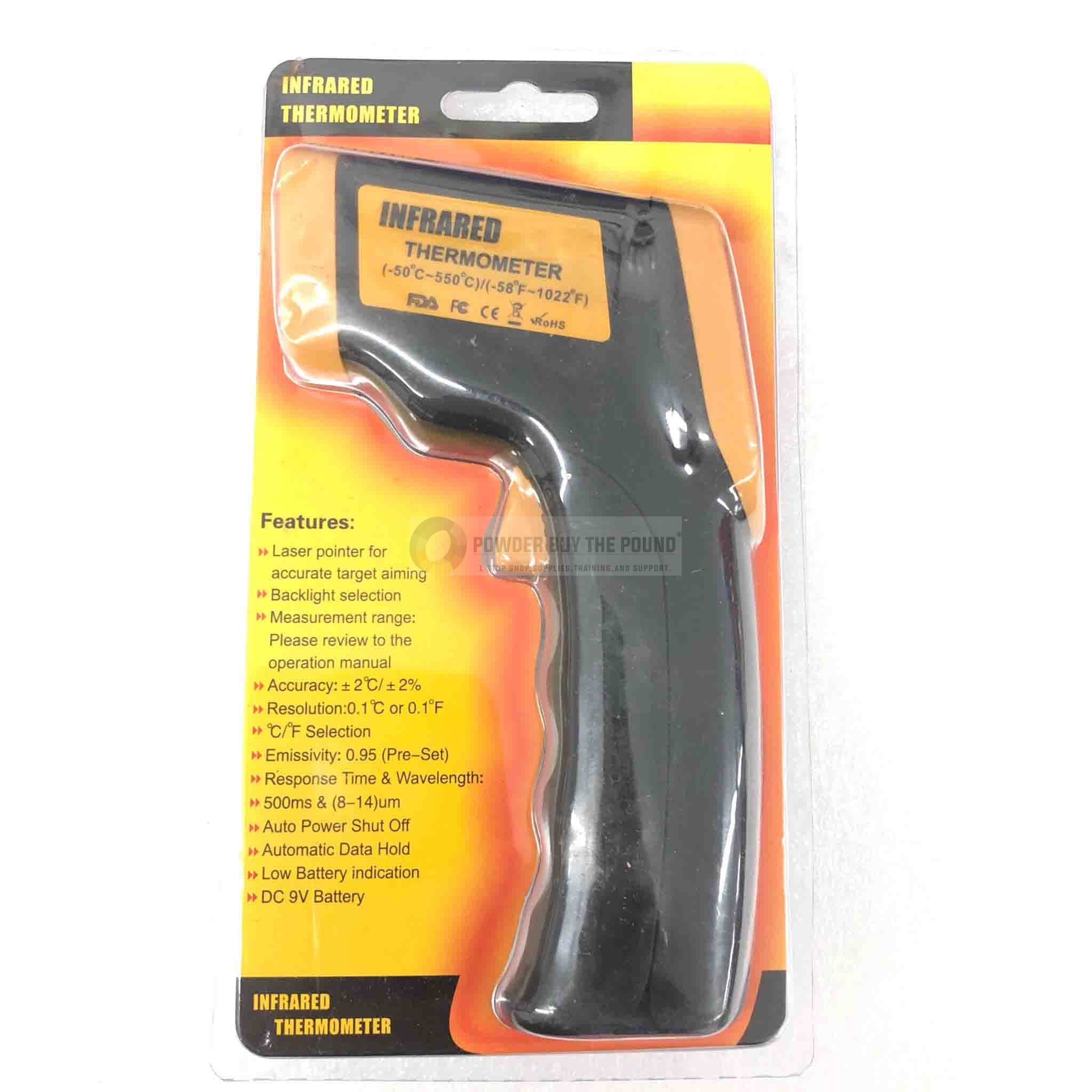 Hi-Temp Infrared Thermometer, Quality Control