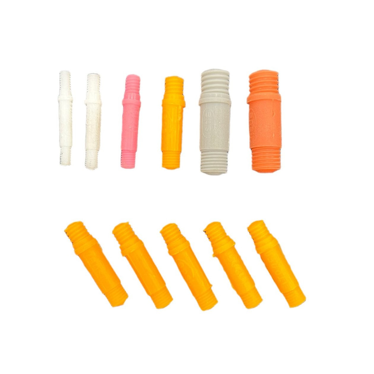Dual-sided Silicone Threaded Plugs #1/4-20 Coarse / #1/4-28 Fine (50 Count)