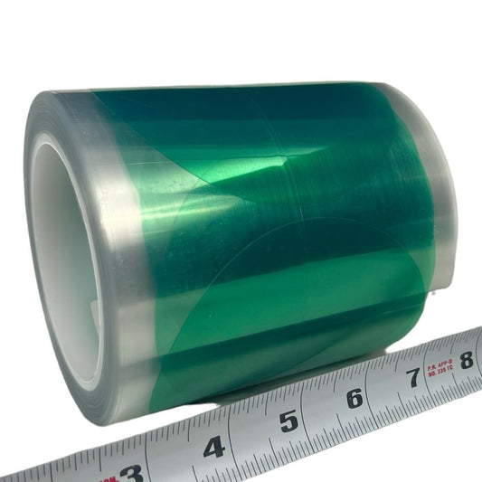 4.5" High Temp Green Polyester Tape-Dots