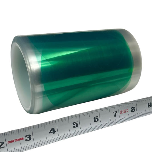 5" High Temp Green Polyester Tape-Dots