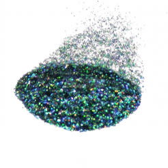 Polyflake Glitter Rainbow Crystal 8oz