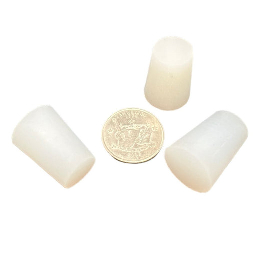 Silicone Tapered Plugs 0.562x0.75x1" (10 Count)