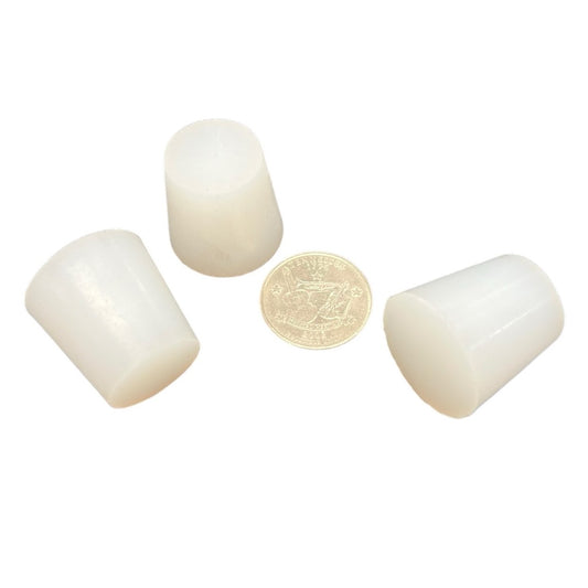 Silicone Tapered Plugs 0.781x1x1" (10 Count)