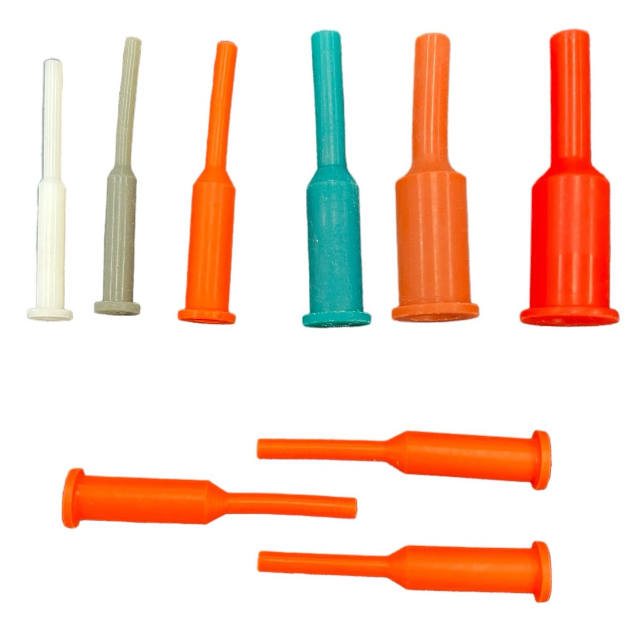Silicone Flange Pull Plug - Orange M9 (50 Count)