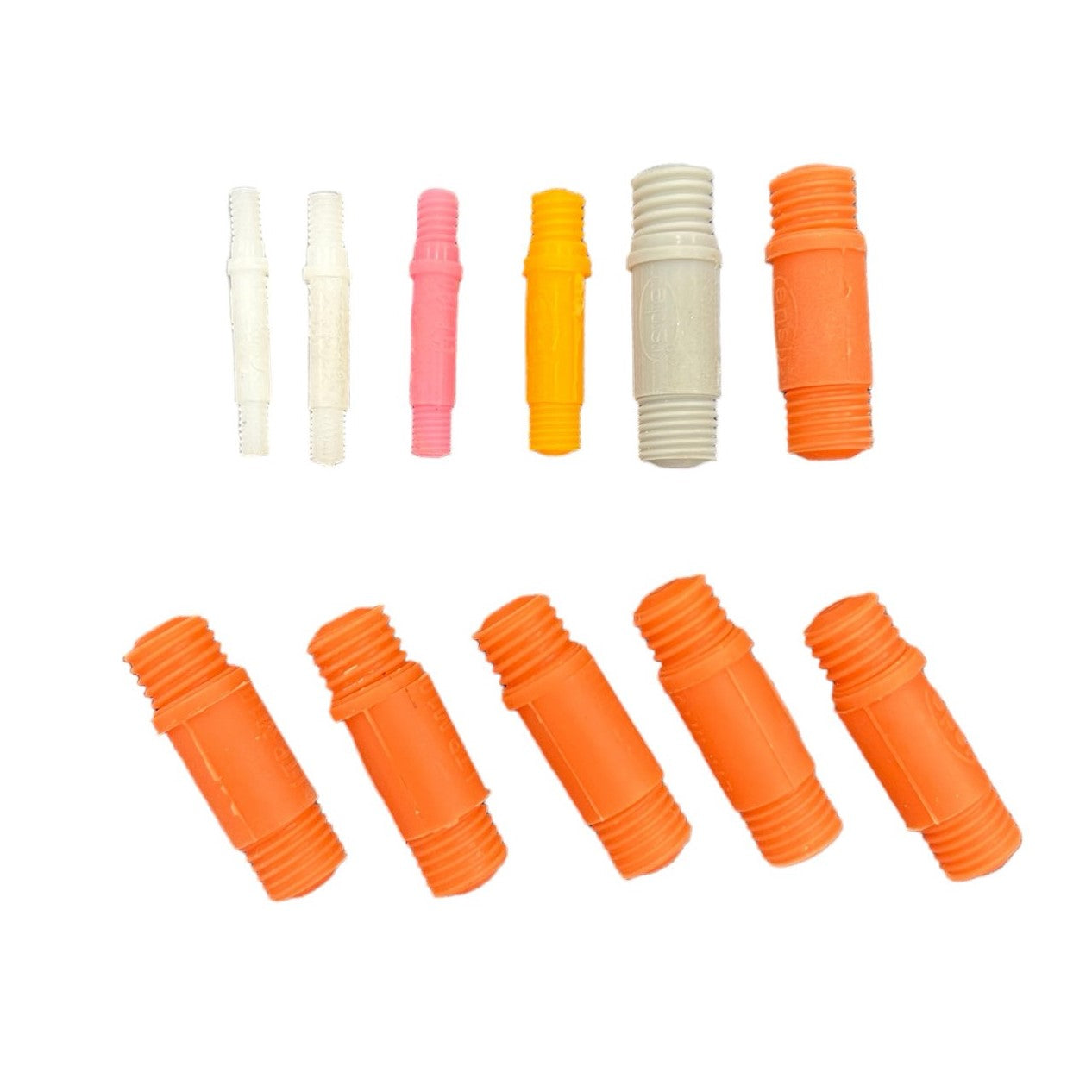 Dual-sided Silicone Threaded Plugs #m10x1.5 Coarse / #m10x1.25 Fine (50 Count)