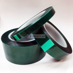 18" High Temp Green Polyester Lined Masking Tape
